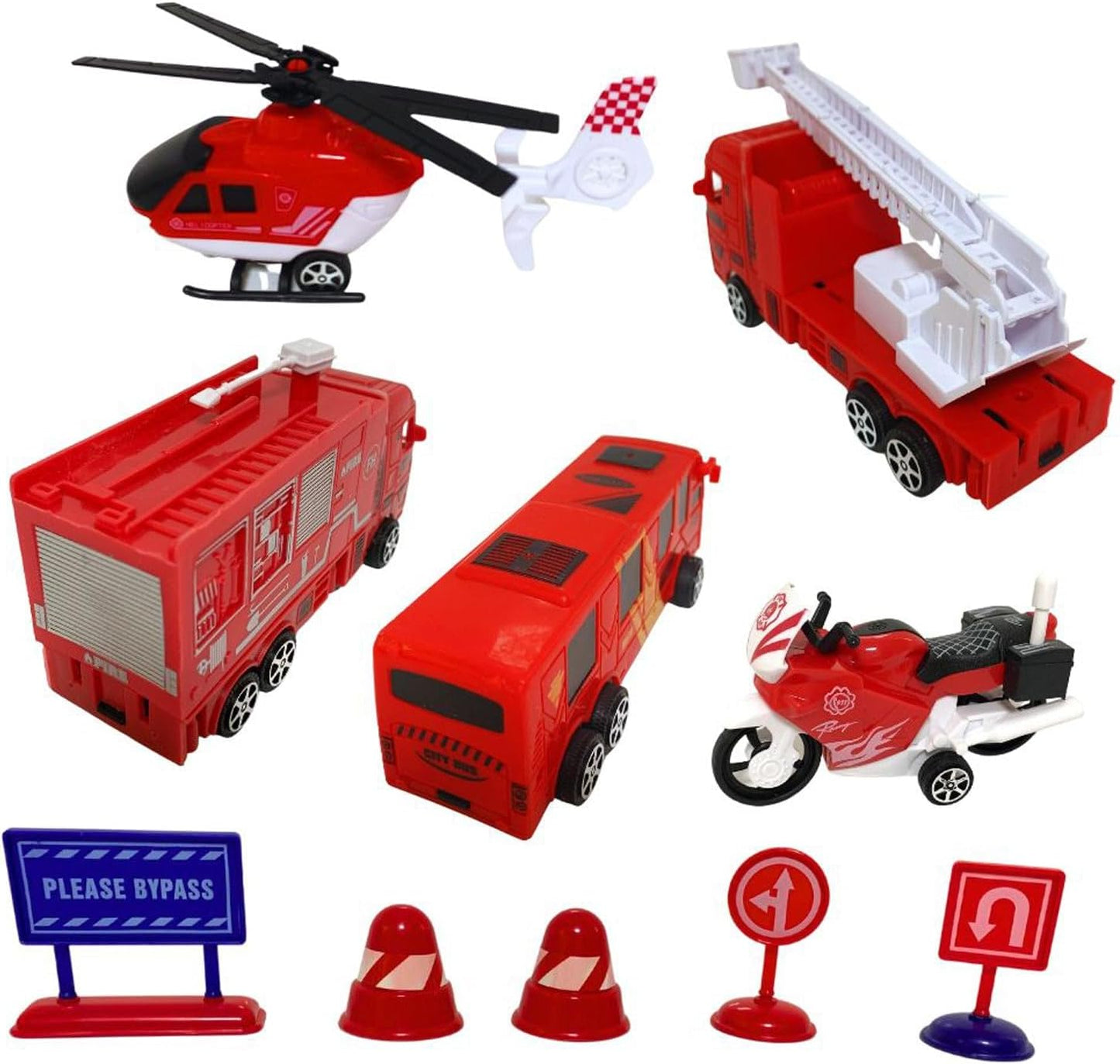 Fire City Rescue Set - Complete Firefighter Simulation Playset