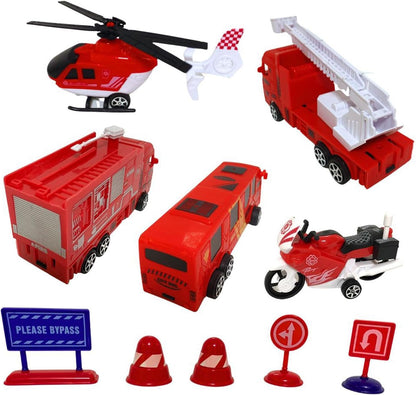 Fire City Rescue Set - Complete Firefighter Simulation Playset