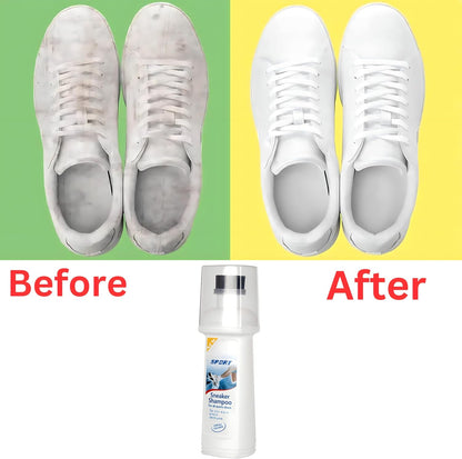 Shoe Shampoo & Cleaner for All Colors - 100ml | Premium Shoe Cleaning Solution | Safe for Leather, Suede, Canvas & More | Effective Stain Removal & Fresh Scent