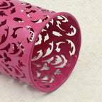 144 Pieces Flamingo Pink Round Pen Holders (8x9cm Desk Organizer)