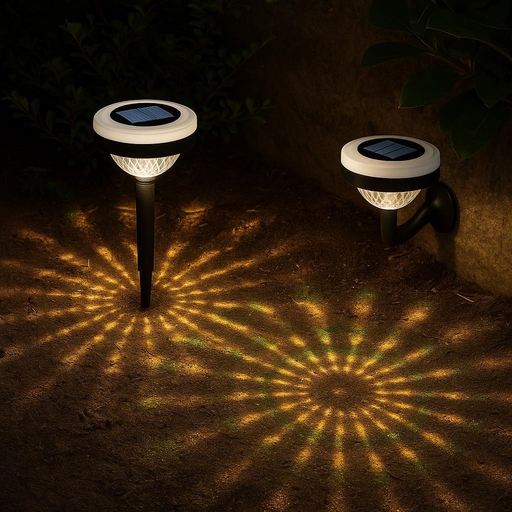 96 Pieces Solar Garden Lights Outdoors (Waterproof LED Landscape Lights with Auto On/Off – Solar Powered Pathway Lighting for Garden – Patio – Yard – Walkway – Easy Installation – Eco-Friendly – Pack of 4)
