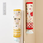 144 Pieces Plastic Bag Dispensers (Apple Bear Design – Red – Hanging Storage Holder)