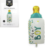 240 Pieces Foil Balloon Feeding Bottle Shape It's A Boys for Baby
