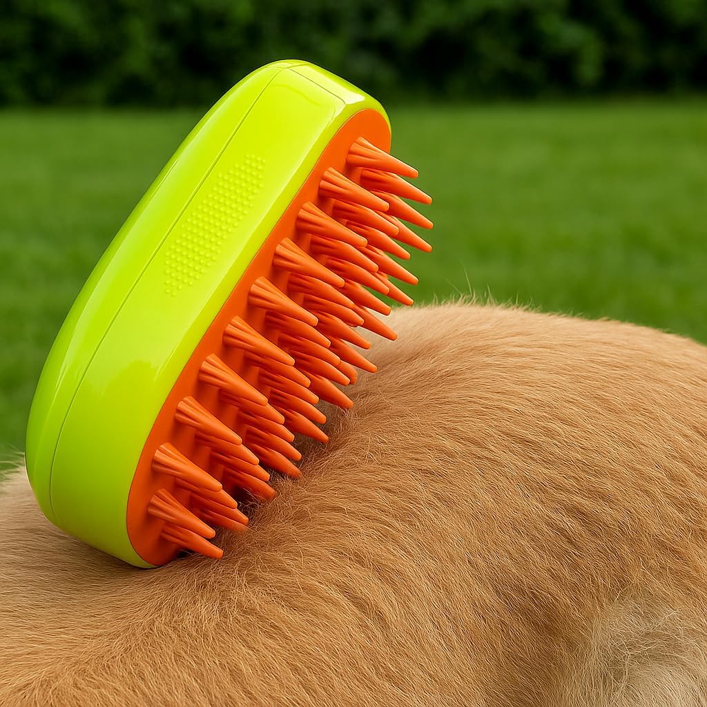 96 Pieces Cat Steam Brushes (3-in-1 Multifunctional Pet Grooming Tool - Steamer – Brush & Deodorizer - Easy Clean – Efficient Pet Hair Removal – Adjustable Temperature for All Fur Types)