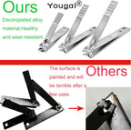 96 Pieces Nail Clippers Sets (18-Piece Stainless Steel Professional Manicure and Pedicure Kit – Fingernail & Toenail Clipper Cutters with Luxurious Travel Case – Grooming Tools for Men & Women by)