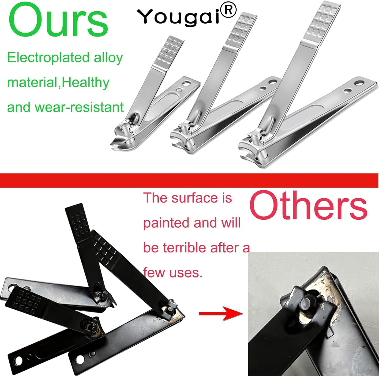 Nail Clippers Set, 18-Piece Stainless Steel Professional Manicure and Pedicure Kit, Fingernail & Toenail Clipper Cutters with Luxurious Travel Case, Grooming Tools for Men & Women by