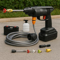60 Pieces 48V High Pressure Washer - Car Washing Machines (Portable Electric Pressure Cleaner – Powerful 1800W – Ideal for Cars – Bikes – Driveways – Patios & Outdoor Cleaning)