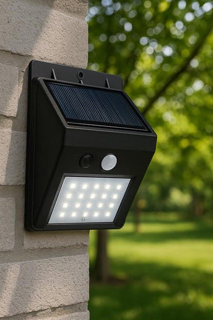 Solar Powered LED Wall Light – Waterproof, Outdoor Wall Mount Lighting for Garden, Patio, Pathway, Yard, and Home with Motion Sensor, Energy Efficient & Long-Lasting