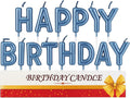 120 Pieces Blue Happy Birthday Candle Cake Toppers (Birthday Cake Decoration & Party Supplies – Blue Candle Topper – Cake Centerpiece)