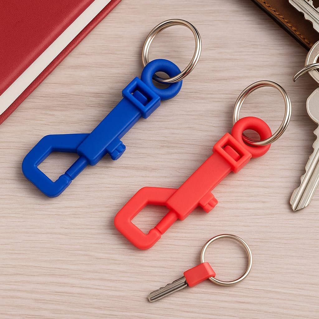 144 Pieces 2 Pieces Key Chains (70mm - Stylish and Durable Keychain for Everyday Use)