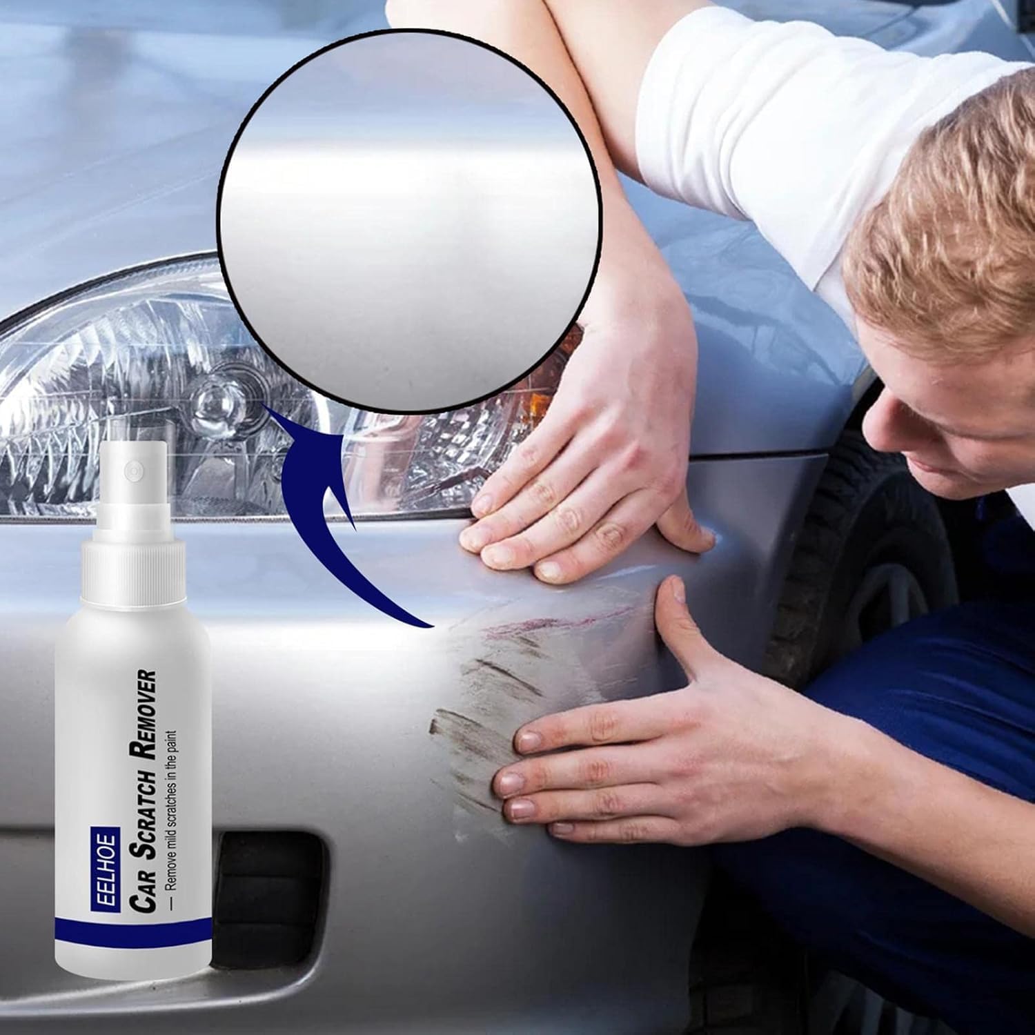 96 Pieces 30ml Car Scratch Remover Sprays (Portable Car Scratch Repair Essence – Easy to Use – Restores Original Paint Luster – Suitable for All Car Colors – Removes Scratches – Stains & Oxidation)
