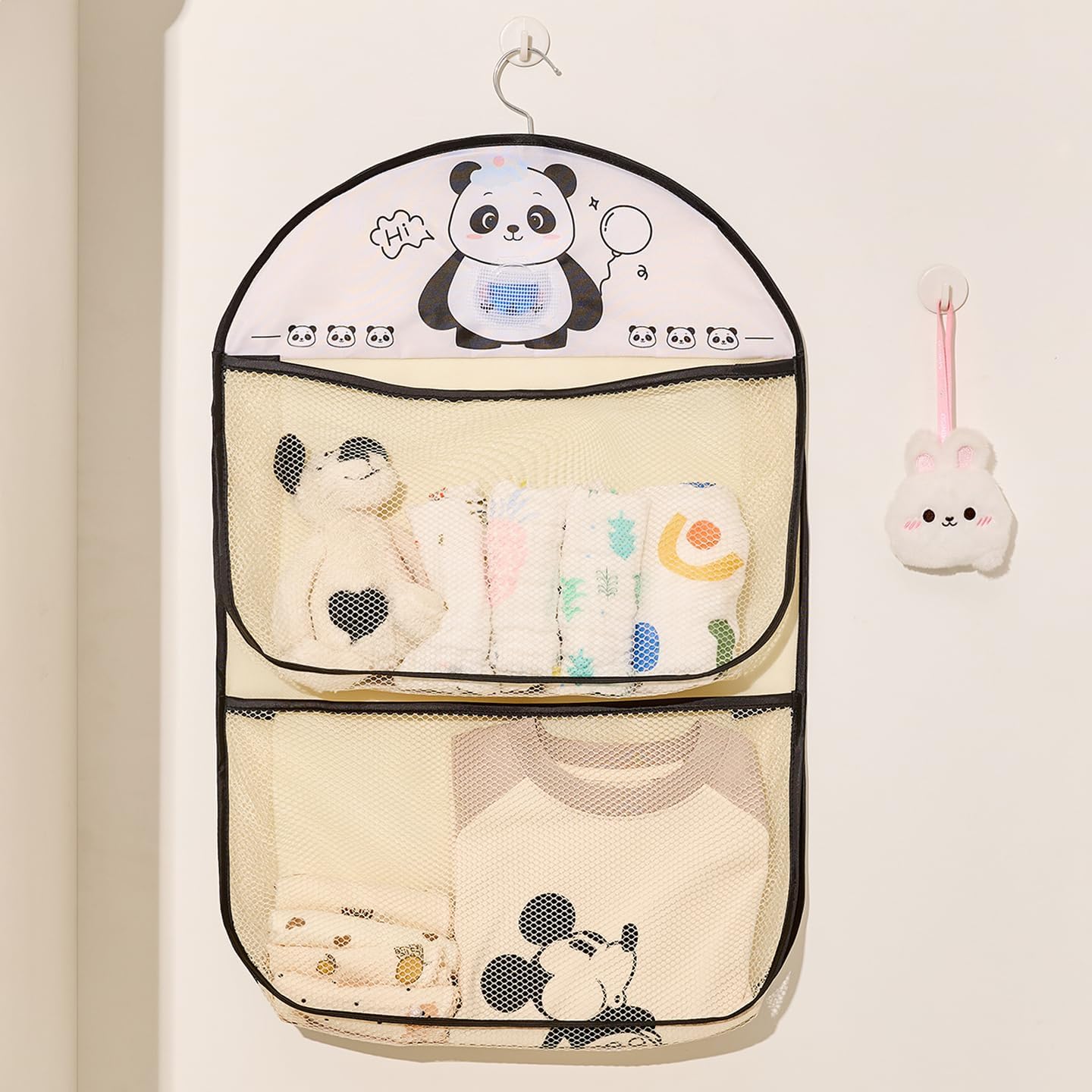 96 Pieces Aromatherapy Socks Storage Bag - Three Layers - Creams