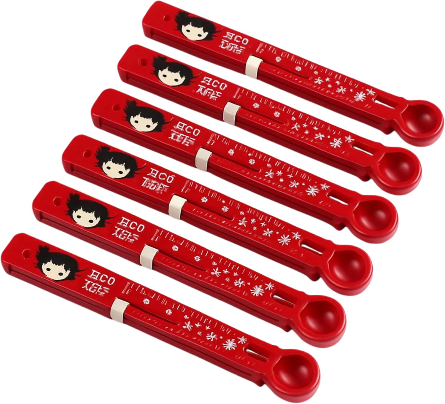 144 Pieces Scale Sealing Clip Set of 6 -s (14cm x 2cm PP Material)