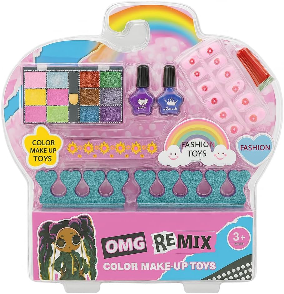 Cute Princess Girls Pretend Makeup Set - Simulation Children Gift Toy - Makeup Kit for Kids - Fun Role Play Set for Girls - Toy Gift for Birthday & Holiday
