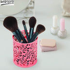 144 Pieces Flamingo Pink Pen Holders (8x9cm Round Desk Organizer)