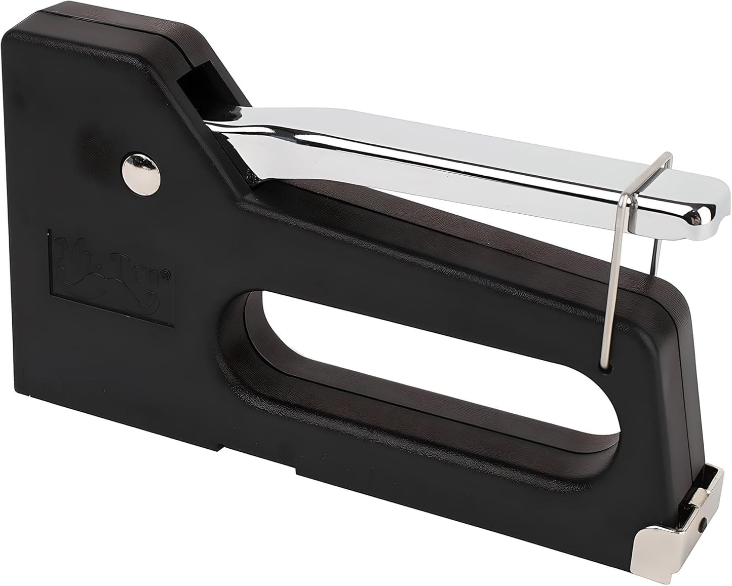 Heavy Duty Stapler for Wood, Manual Industrial Stapler with Ergonomic Grip, Professional Tacker for Upholstery, Carpentry, and DIY Projects, Compatible with 6mm Staples