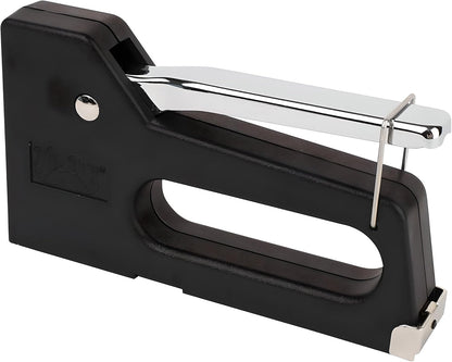 Heavy Duty Stapler for Wood, Manual Industrial Stapler with Ergonomic Grip, Professional Tacker for Upholstery, Carpentry, and DIY Projects, Compatible with 6mm Staples