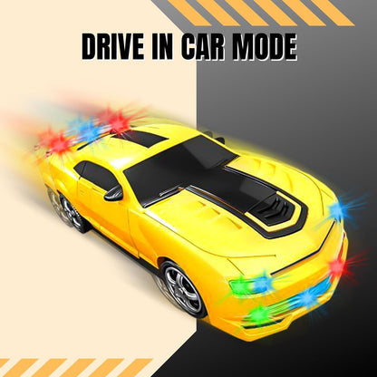 2 In 1 Remote Control Bumble Car One Button Transformation From Robot Mode To Sports Car Mode with Light and Music