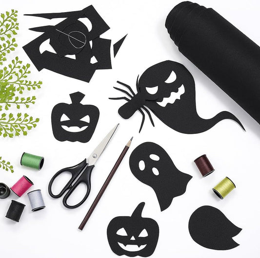 Black Felt Fabric 40cm x 60cm for Crafts, DIY Projects, Sewing, Upholstery