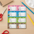 240 Pieces Name Stickers 5 Sheets (20cm x 17cm – Customizable Labels for School – Office – Home)