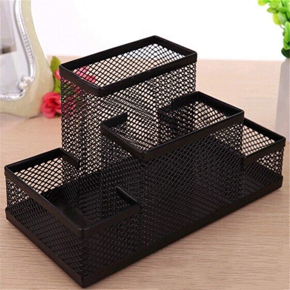96 Pieces Desk Organizers (Black – Multi-Compartment Office and Home Storage)