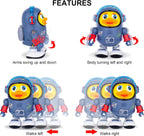 96 Pieces Space Ducks (Electric Toys with Lights and Sounds – Moving Walking Dancing Toys for Toddlers)