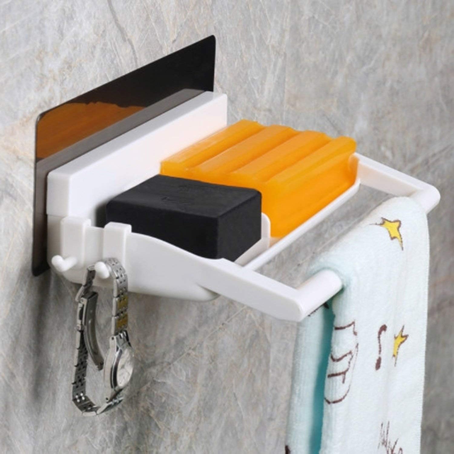 96 Pieces Strong Magic Sticker Bathroom Racks (Shelf)