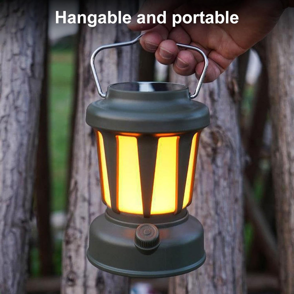 96 Pieces Rechargeable Camping Lanterns (IPX4 Waterproof – Solar Vintage – 3 Light Modes – 360 Degree Coverage – For Tents Garden Outdoor)