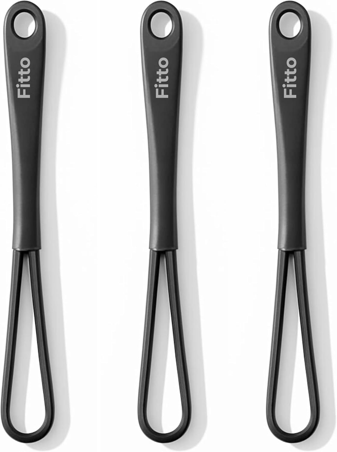 Mini Egg Mixer – Lightweight Black Design, Pack of 3
