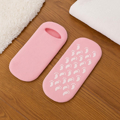 Moisturizing Spa Gel Socks and Gloves Set - Premium Hydrating Gel Lined Socks and Gloves for Dry, Cracked Hands and Feet | Anti-Slip, Deep Moisturizing, Reusable Spa Treatment at Home