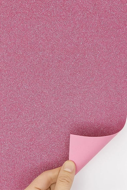 GLIT EVA Foam Sticker Sheets 10 Pack A4 Light Pink for Crafts and DIY Projects