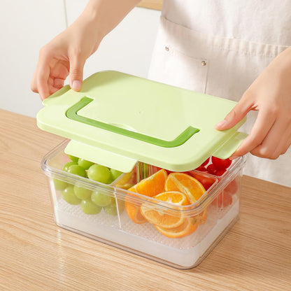 Portable Picnic Box – Airtight Design – Yellow – 1KG Capacity