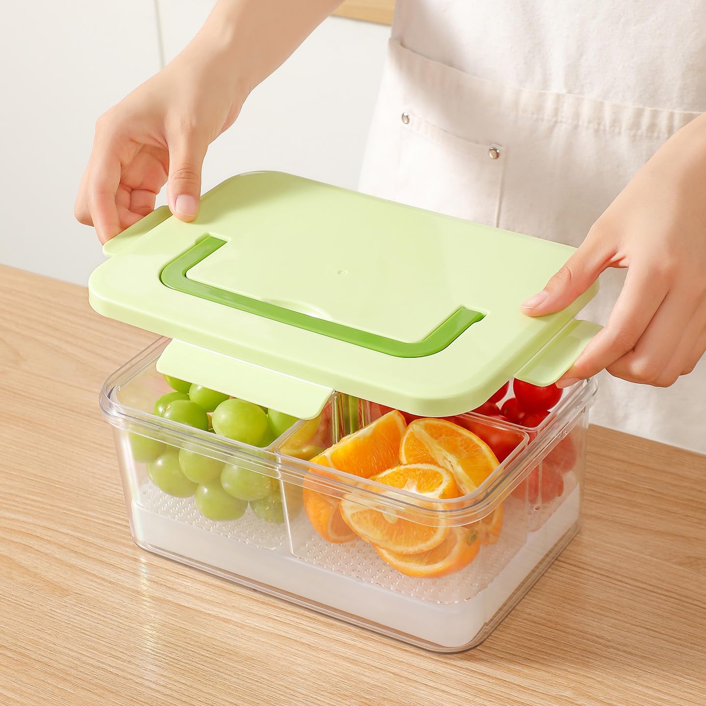 60 Pieces Portable Picnic Boxes (Airtight Design – Yellow – 1KG Capacity – Pack of 3)