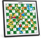 120 Pieces Snake and Ladder Board Games for Family Fun & Entertainment (Classic Educational Game for Kids & Adults)