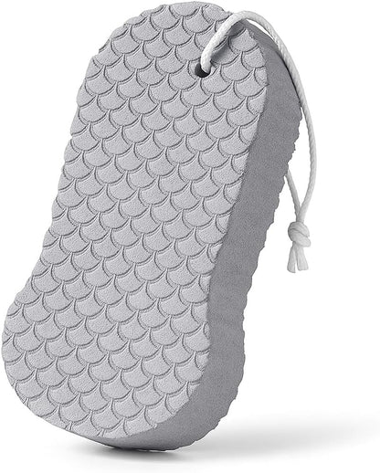 Super Soft Exfoliating Bath Sponge - Ultra Soft 3D Cartoon Embossing Magic Bath Sponge, Body Scrubber for Smooth, Healthy Skin, Gentle and Reusable