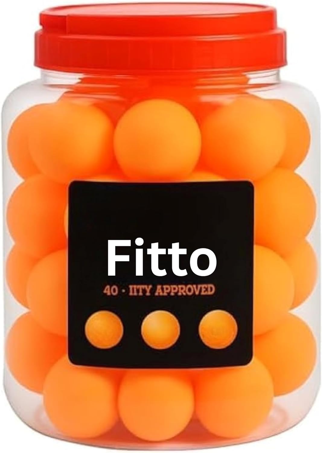30pcs Orange Table Tennis Balls - High-Quality Durable Ping Pong Balls for Recreational and Professional Play