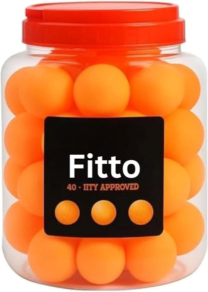 30pcs Orange Table Tennis Balls - High-Quality Durable Ping Pong Balls for Recreational and Professional Play
