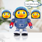 96 Pieces Space Ducks (Electric Toys with Lights and Sounds – Moving Walking Dancing Toys for Toddlers)