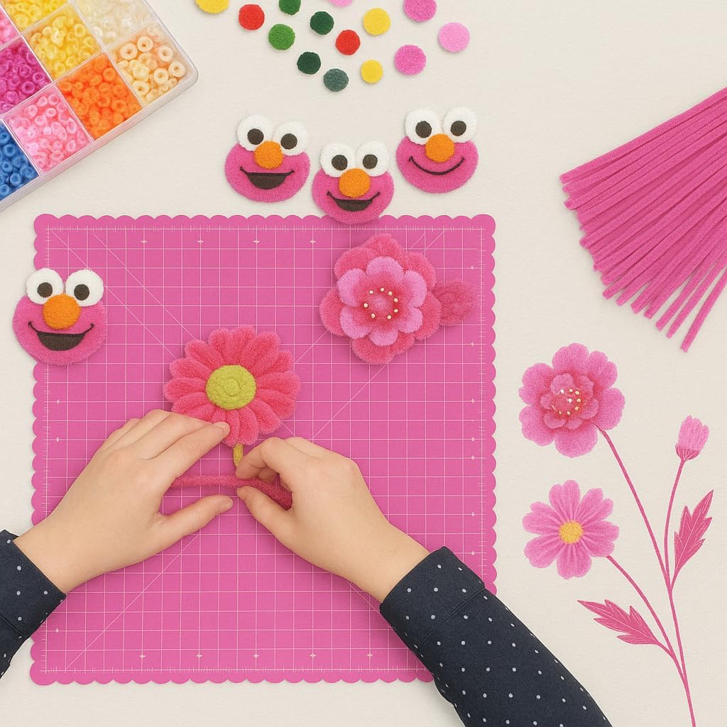 PARA CRAFT 20 PC Pink Crafting Set for DIY Projects and Arts