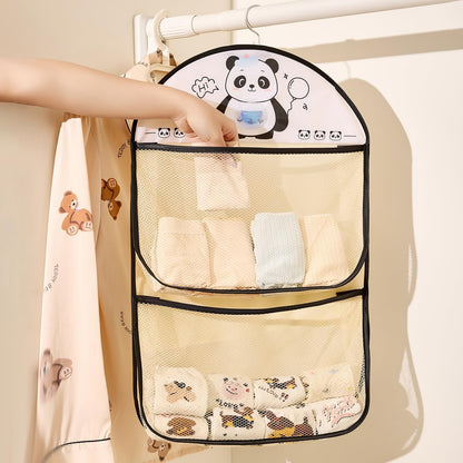 Aromatherapy Socks Storage Bag - Three Layers - Cream Color