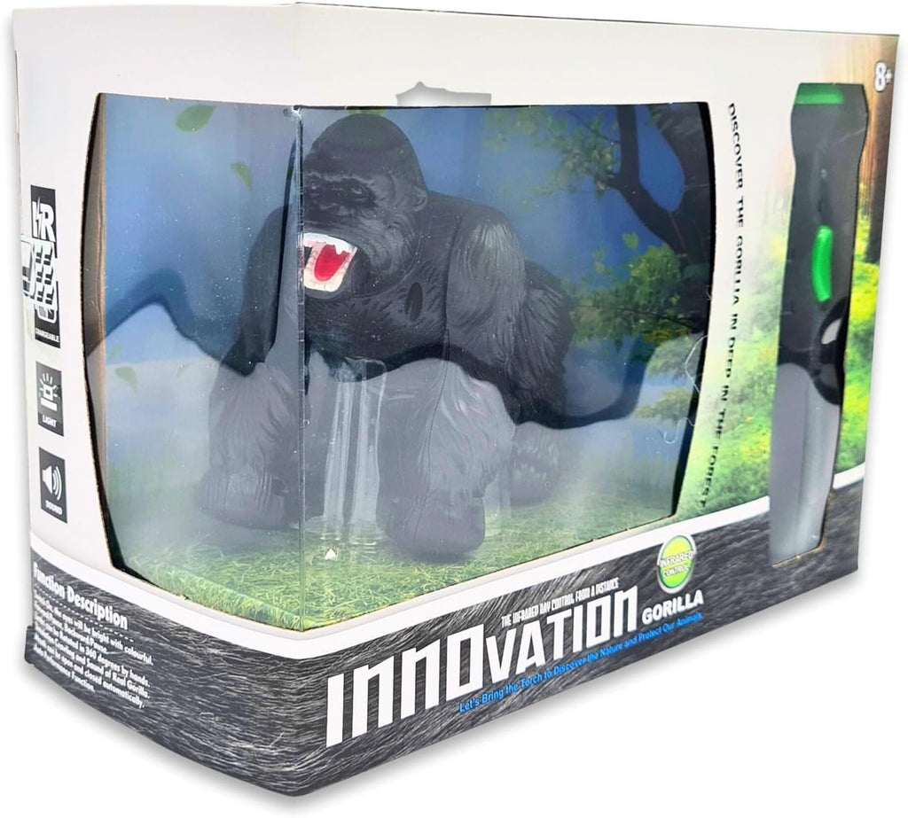 72 Pieces Laser Remote Control Gorilla Toy - Life Likes with Moving Body (Sound and Light)