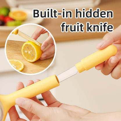 Ergonomic Peeling Knife - Green & Transparent