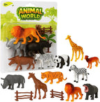 96 Pieces Realistic Animal Figures Toy Playset 26 Pieces Plastic Wild Animals Including Elephants (Tiger – Hippo – and Much More)