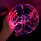 96 Pieces 6 Inch Magic Plasma Ball Lamp - Sound Sensitives (Interactive Plasma Globe for Kids & Adults - Educational – Touch Activated Lightning Ball – Perfect for Home Décor – Science Projects – and Parties)