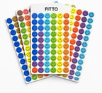 240 Pieces 5 Sheets Self Adhesive Emoji Labels (13.9x11.5cm Fun Sticker Set for Organizing)