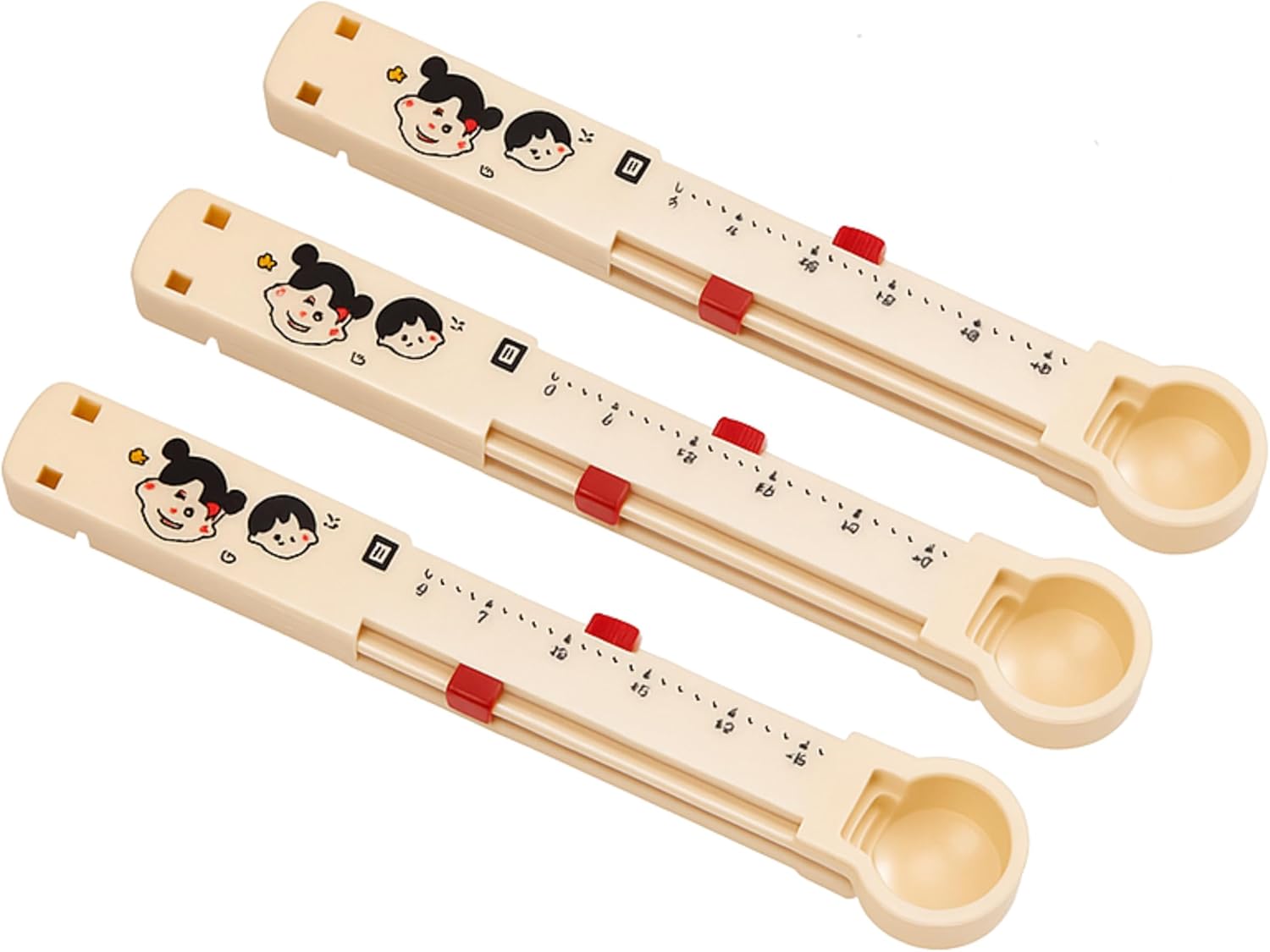 240 Pieces Scale Sealing Clip Set of 3s (Cream – 14cm x 2cm – PP Material)