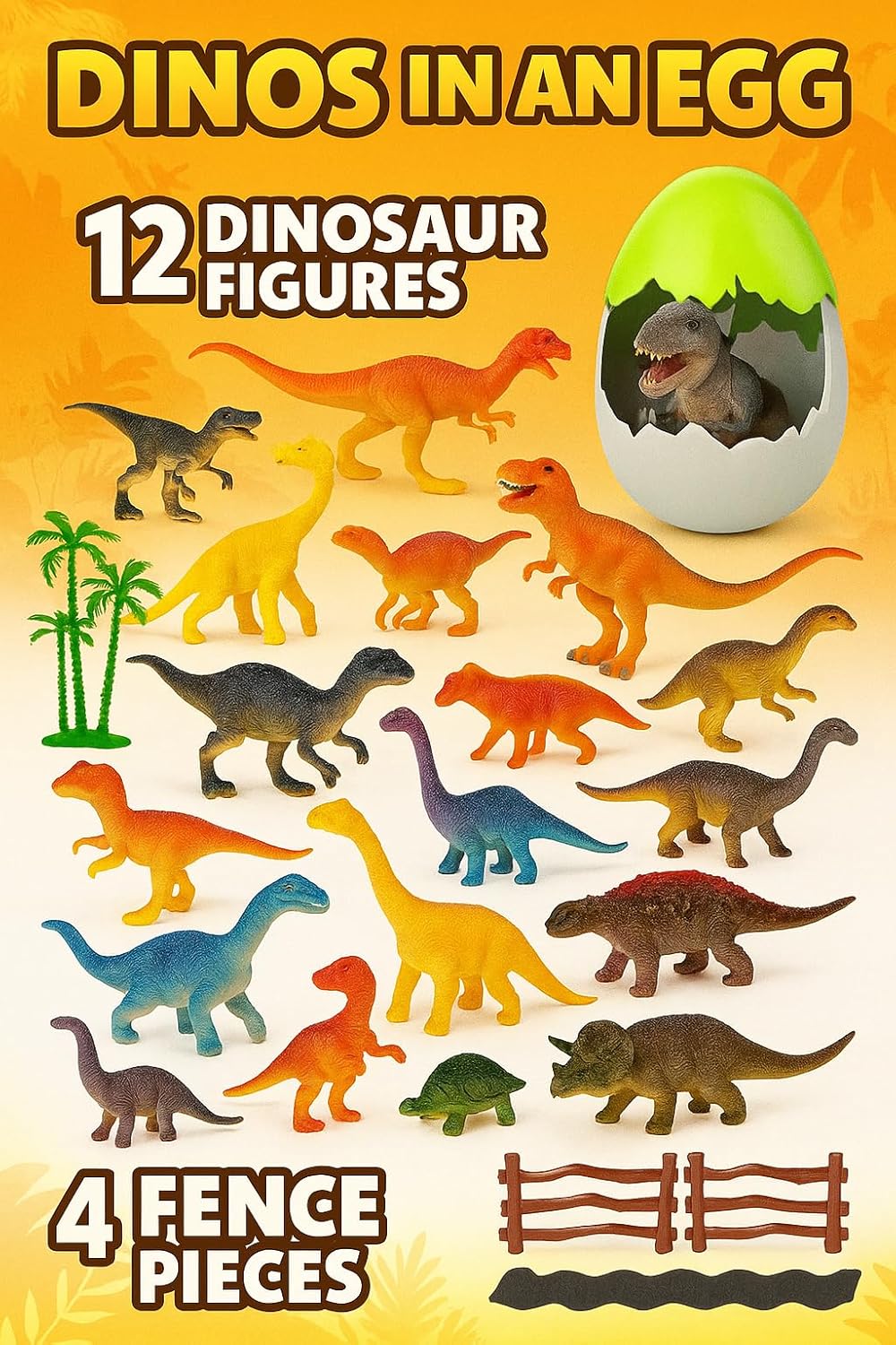 Realistic Wild Animal Figures - 27 Pc Set of Vinyl Plastic Animals for Kids