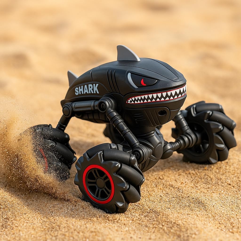 48 Pieces Remote Control Shark Trucks with Roller Tires - Rechargeable Battery (Powerful Motor – Advanced Remote Control System)