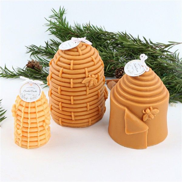 Natural Beeswax Candles - Eco-Friendly, Long-Lasting, Non-Toxic