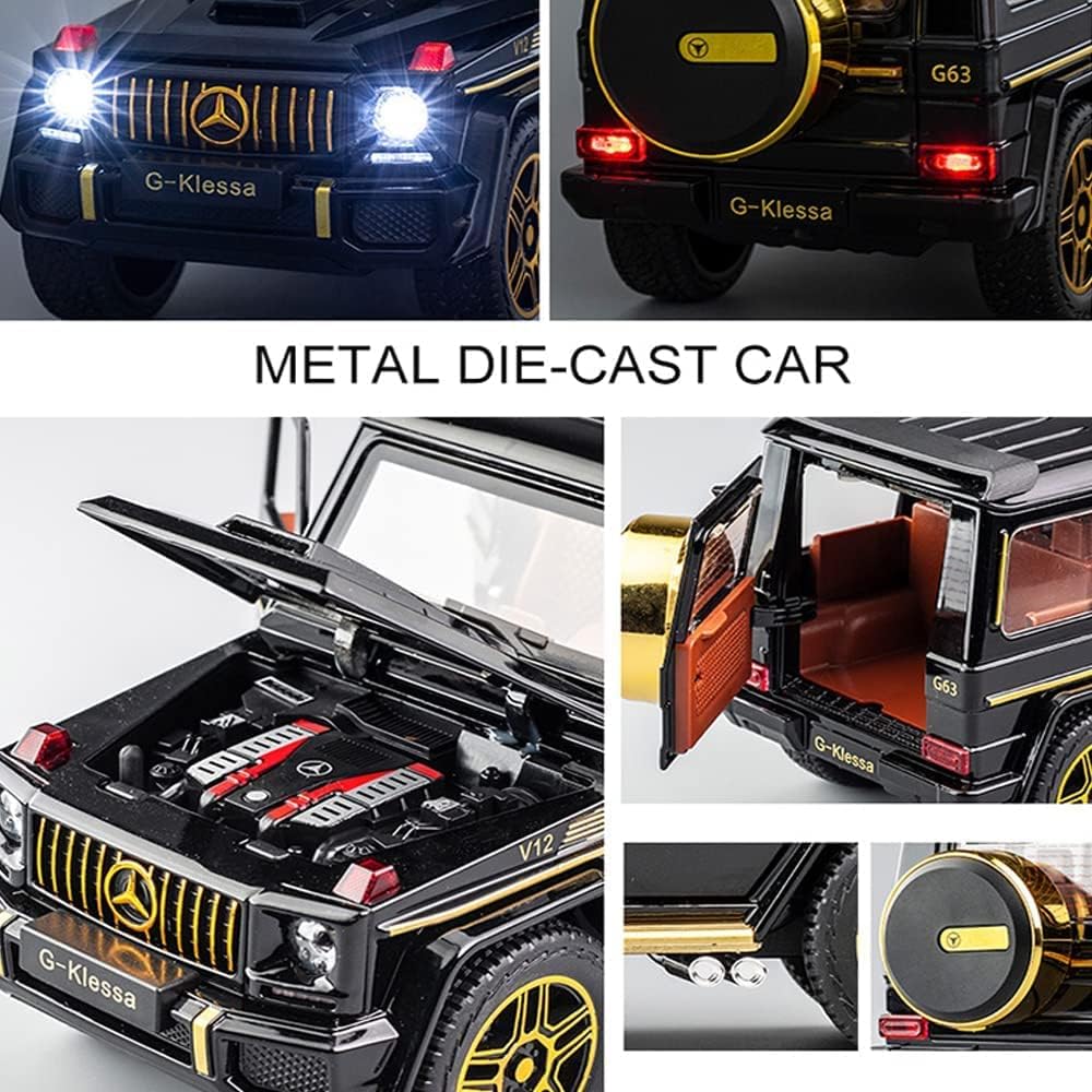 1:24 Scale Mercedes Benz Model Car – Black Toy Car for Kids, Boys, and Girls – Die-Cast Metal, Perfect Gift for Boys, Girls, and Car Enthusiasts – High-Quality Kids’ Gift